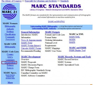 MARC Organizations