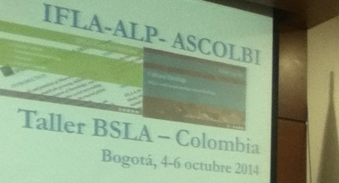 Taller BSLA Colombia, IFLA-ASCOLBI