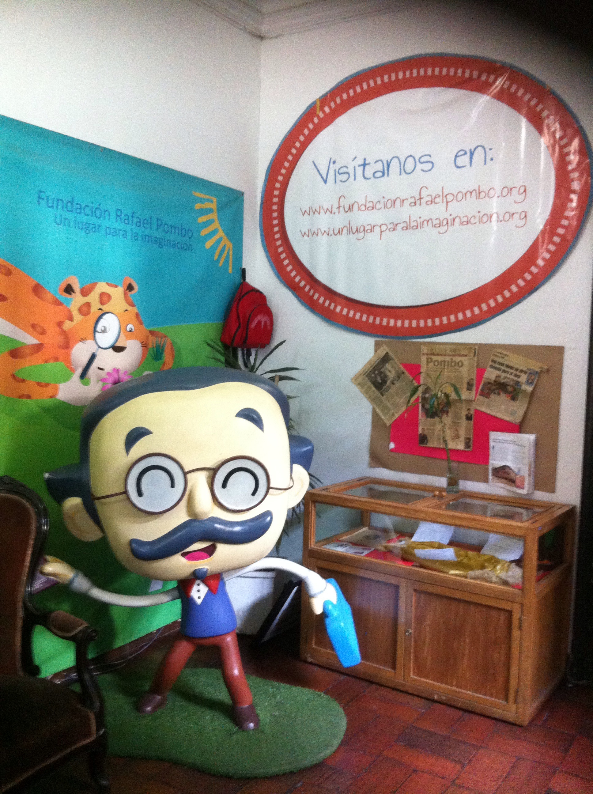 Rafael Pombo, interior de la Casa de Rafael Pombo