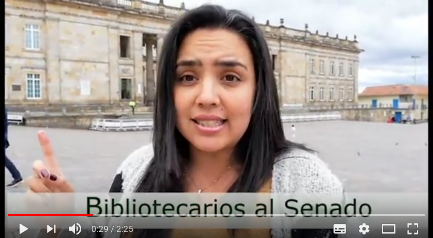 Video de invitación de #BibliotecariosAlSenado